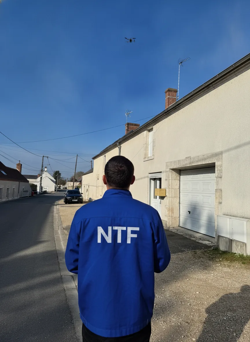 Inspection de toiture par drone en Loire-Atlantique